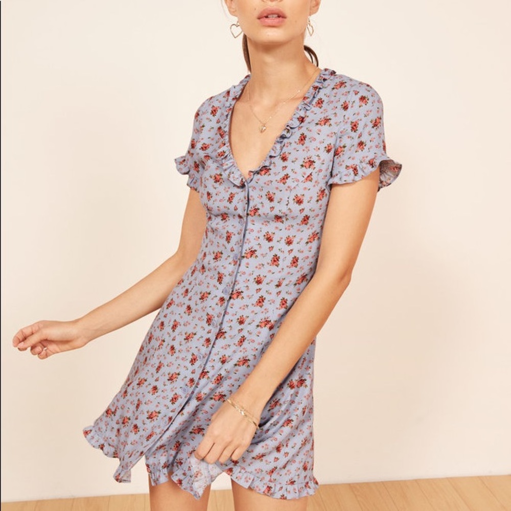 Reformation Dallas Dress in Petunia